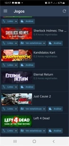 Vendo conta steam com 34 Jogos, mais de 500 reais em jogos