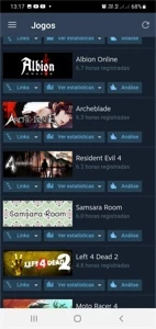 Vendo conta steam com 34 Jogos, mais de 500 reais em jogos