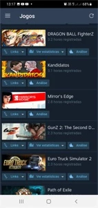 Vendo conta steam com 34 Jogos, mais de 500 reais em jogos