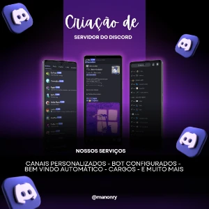 Crio seu servidor no Discord (⚠️atenção a descrição⚠️) - Outros