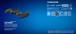 Conta Fortnite com 2 skins do Batman
