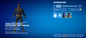 Conta Fortnite com 2 skins do Batman