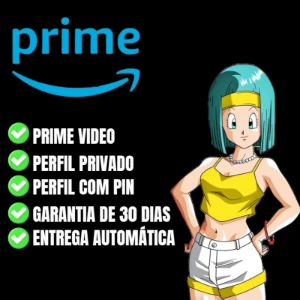 PRIME VIDEO + PERFIL PRIVADO + PLANO MENSAL  - Assinaturas e Premium