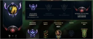 Conta League of Legends Diamante 4 (Mmr alto/ tds champs) LOL