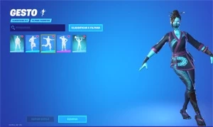 Conta Fortnite rara com wonder, ikonik, glow, mint e danças