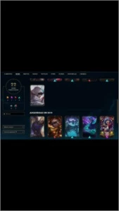 Conta Diamante 3 barata com 22 skins - League of Legends LOL