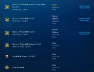 Blizzard / World of Warcraft + Diablo III + Hearthstone