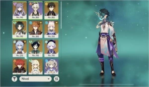 Ar56. Ganyu +amos, kokomi, venti c1, xiao, zhongli, childe - Genshin Impact