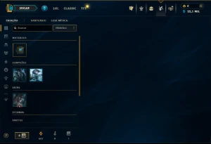 Bronze 3 com 35 Champs e 40 Skins - League of Legends LOL