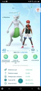 CONTA DE POKÉMON GO LVL 40