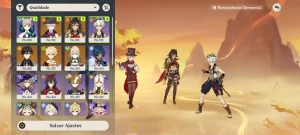 Ar 53 Liney c3 biss R2 +Dehya + túmulo+ Jean C1 +Zhong - Genshin Impact