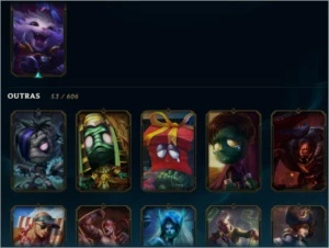 CONTA DE LEAGUE OF LEGENDS LEVEL 69 - 106 CAMPEÕES GOLD V LOL