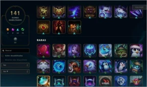 CONTA DE LEAGUE OF LEGENDS LEVEL 69 - 106 CAMPEÕES GOLD V LOL