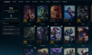 conta smurf platina 2 - League of Legends LOL