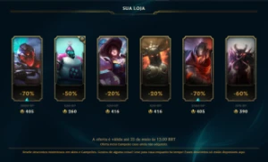 conta smurf platina 2 - League of Legends LOL