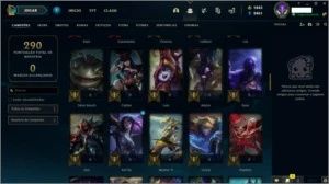 CONTA DE LOL, PRATA IV, LVL 269 COM 52 SKINS E MAIS - League of Legends