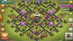 Conta CV 9 Clash of clans
