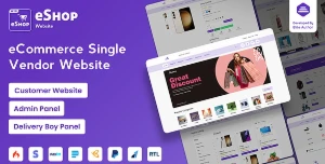 eShop Web - eCommerce Single Vendor Website - Outros