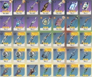 Conta AR 42 - 4 chars 5* e 8 chars 4* -Com aprox. 52 Rolls - Genshin Impact