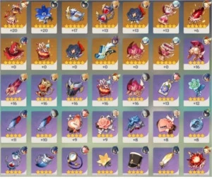 Conta AR 42 - 4 chars 5* e 8 chars 4* -Com aprox. 52 Rolls - Genshin Impact
