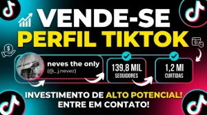 🚀 Conta TikTok 140k Seguidores | 1.2M Likes | MONETIZAÇÃO - Outros