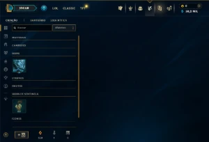Unranked com 20 Champs e 34 Skins - League of Legends LOL