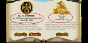 Conta Top Aqw Lv 100 Com Member - Adventure Quest World