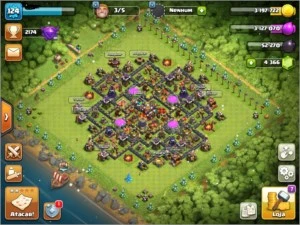 Conta CV 10 c/ 4,3k Gemas - Clash of Clans