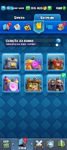 Conta clash royale arena 19