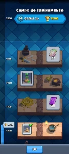 Conta clash royale arena 19