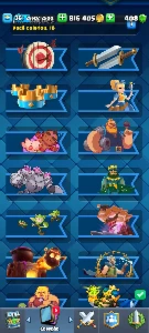 Conta clash royale arena 19