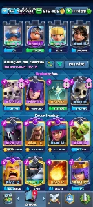 Conta clash royale arena 19