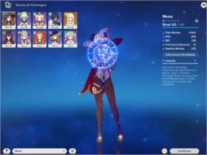conta AR 21 mona + 22 dias de benção - Genshin Impact