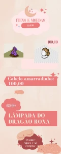 Amarradinho E Lâmpada Do Dragão Roxa - Habbo