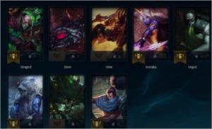 CONTA LEAGUE OF LEGENDS PLATINA NAS DUAS FILAS LOL