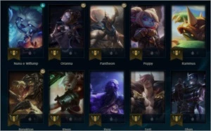 CONTA LEAGUE OF LEGENDS PLATINA NAS DUAS FILAS LOL