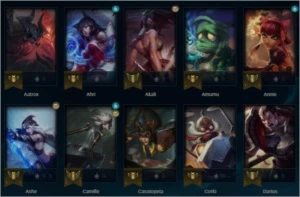 CONTA LEAGUE OF LEGENDS PLATINA NAS DUAS FILAS LOL