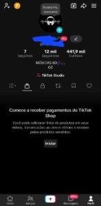 Conta No Tiktok 12K Seguidor| Tiktok Shop Ativo - Redes Sociais
