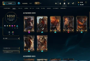 Conta Lol - 1031 Skins, Várias Skins Com Bordas Exclusivas - League of Legends