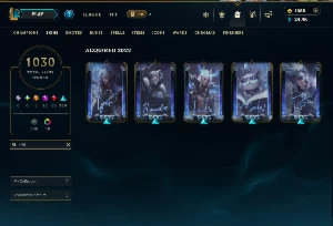 Conta Lol - 1031 Skins, Várias Skins Com Bordas Exclusivas - League of Legends
