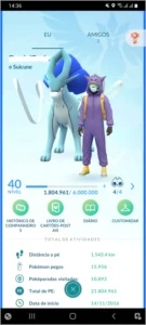 CONTA DE POKÉMON GO - LVL 40 - Pokemon GO