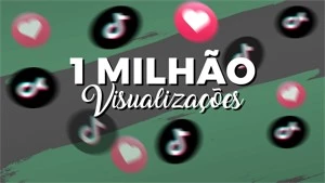 1.000.000 MILHÃO DE VISUALIZAÇÕES TIKTOK R$50 - Redes Sociais
