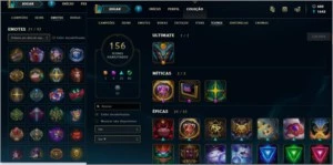 Conta Lol Platina IV - League of Legends