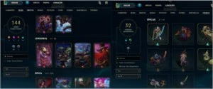 Conta Lol Platina IV - League of Legends