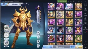 Conta Saint Seya A55 Lupus Lvl 57 1kgema - Saint Seiya Awakening SSA