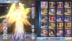 Conta Saint Seya A55 Lupus Lvl 57 1kgema - Saint Seiya Awakening SSA