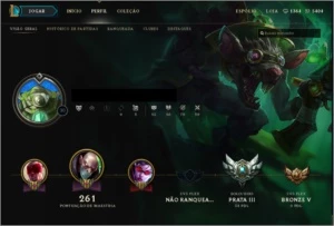 CONTA PRATA 3, 20 SKINS, RP PRA MUDAR O NICK E RUNADA - League of Legends LOL
