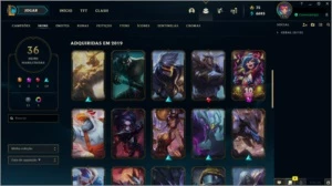 CONTA LOL - PLATINA 4 • MAIN JUNGLE !!! ÓTIMA OPORTUNIDADE. - League of Legends