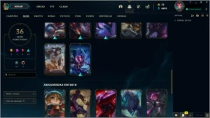 CONTA LOL - PLATINA 4 • MAIN JUNGLE !!! ÓTIMA OPORTUNIDADE. - League of Legends