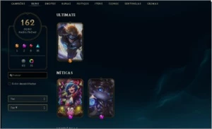 Conta Diamante - 162  Skins - League of Legends LOL